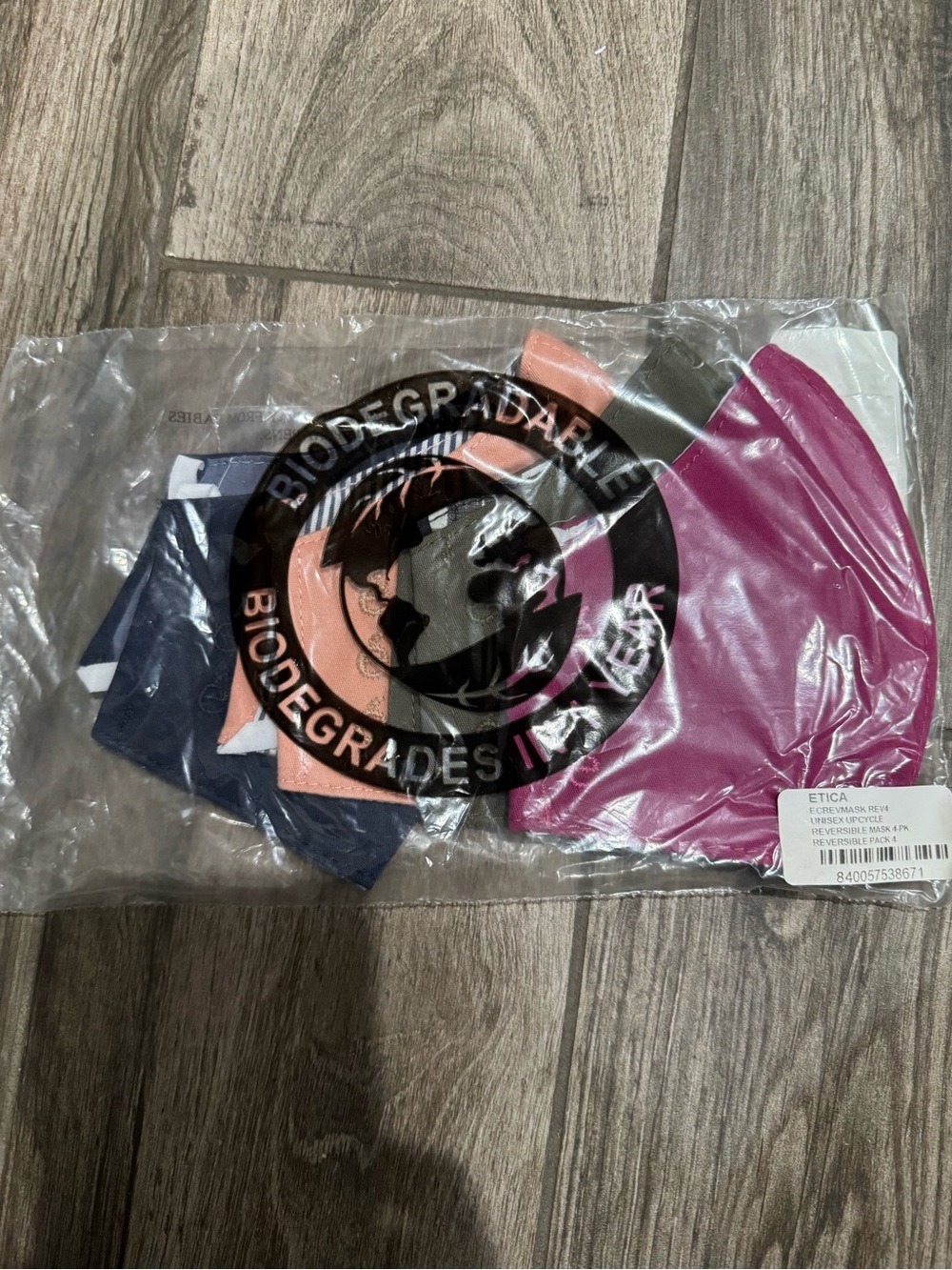Reusable Face Masks Pack - Navy, Peach, Pink and olive green